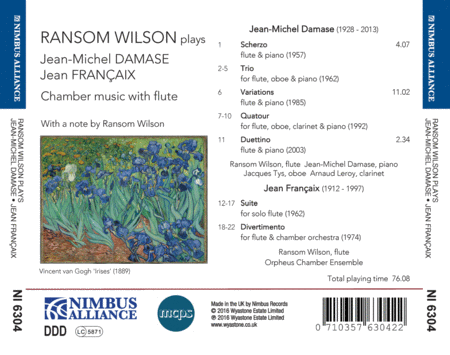 Ransom Wilson plays Damase & Francaix