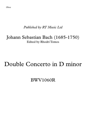 Book cover for Bach BWV1060R Double Concerto in D minor - oboe / piccolo trumpet solo parts