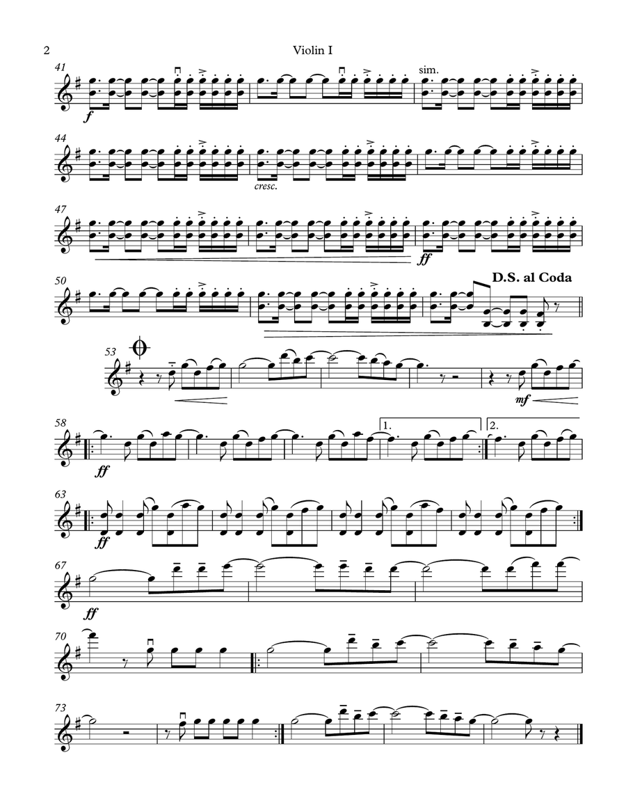 A Sky Full Of Stars String Quartet scores gallery preview page 2