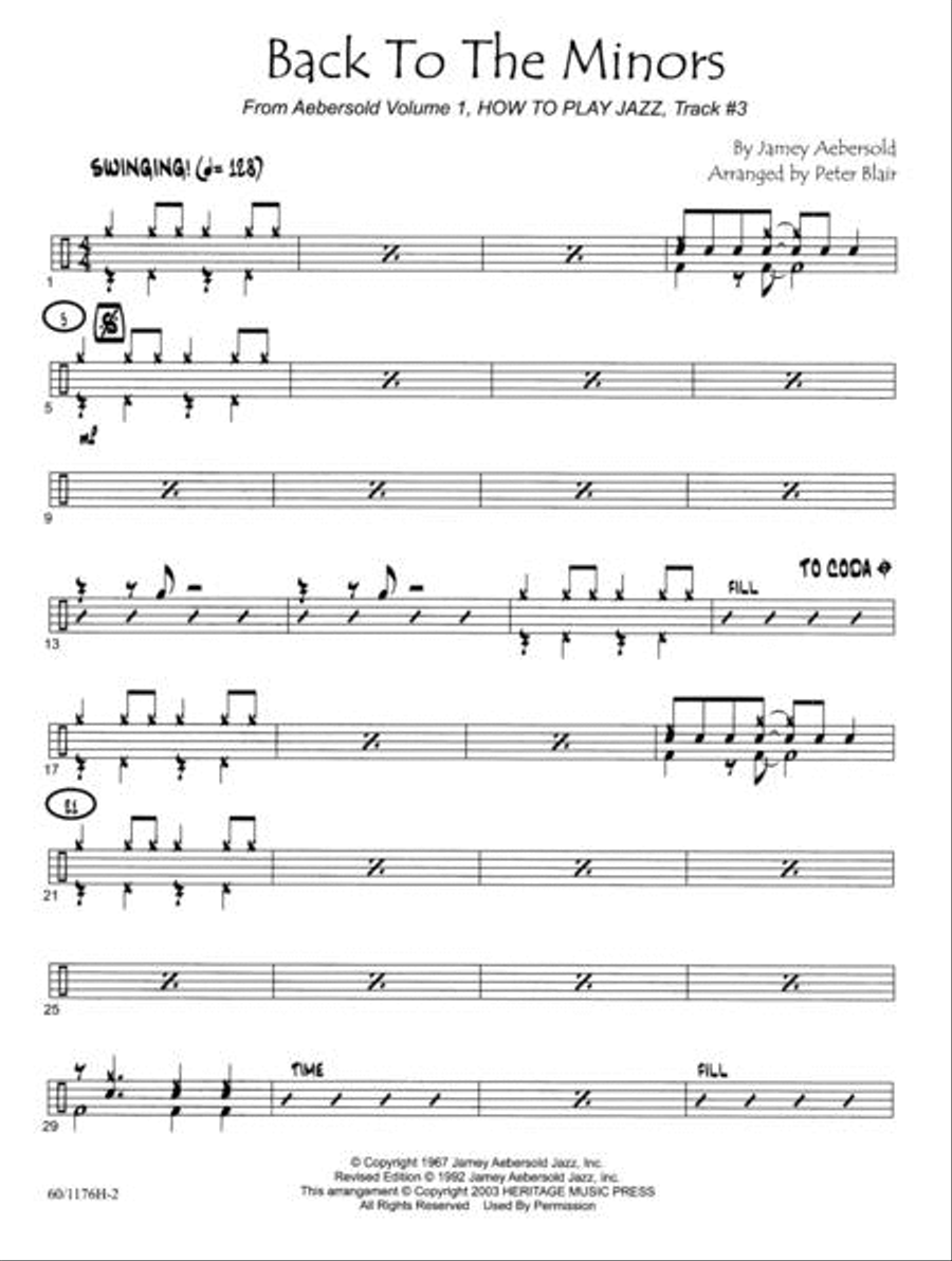 Aebersold for Everyone - Drums Jazz Ensemble scores gallery preview page 2