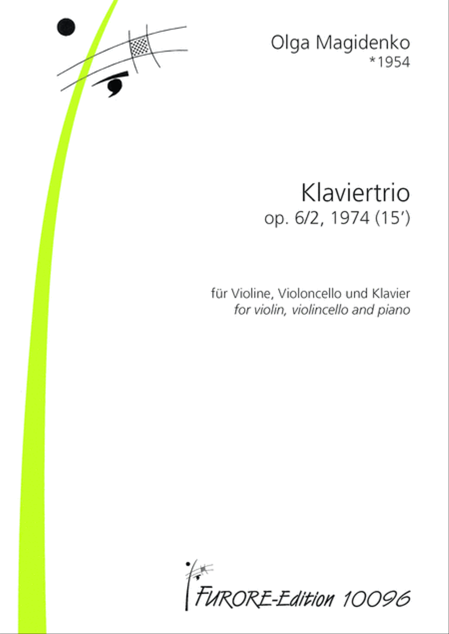 Klaviertrio op. 6/2 Piano Trio scores gallery preview page 1