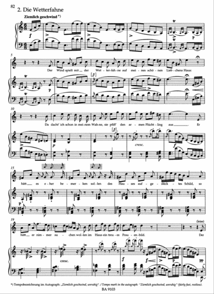 Lieder, Volume 3, Op. 80-98 High Voice scores gallery preview page 2