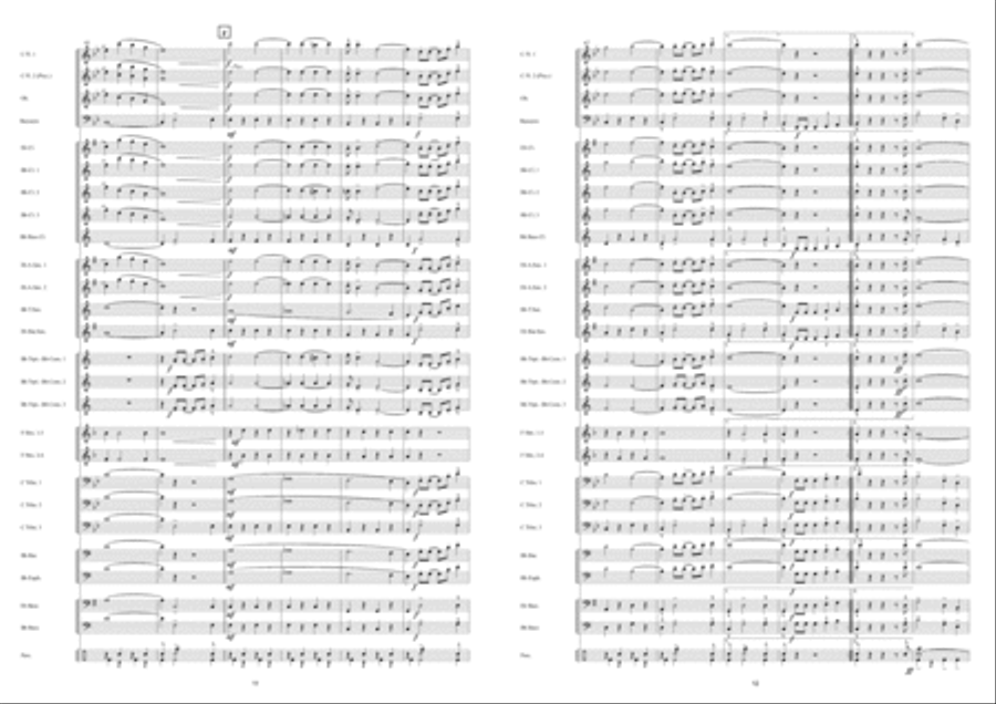 Pitsenburg March Concert Band scores gallery preview page 7