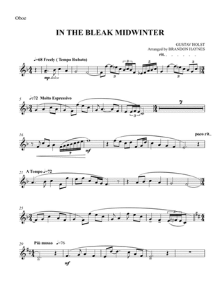 Book cover for In the Bleak Midwinter (Oboe Part)