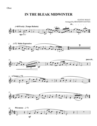 In the Bleak Midwinter (Oboe Part)