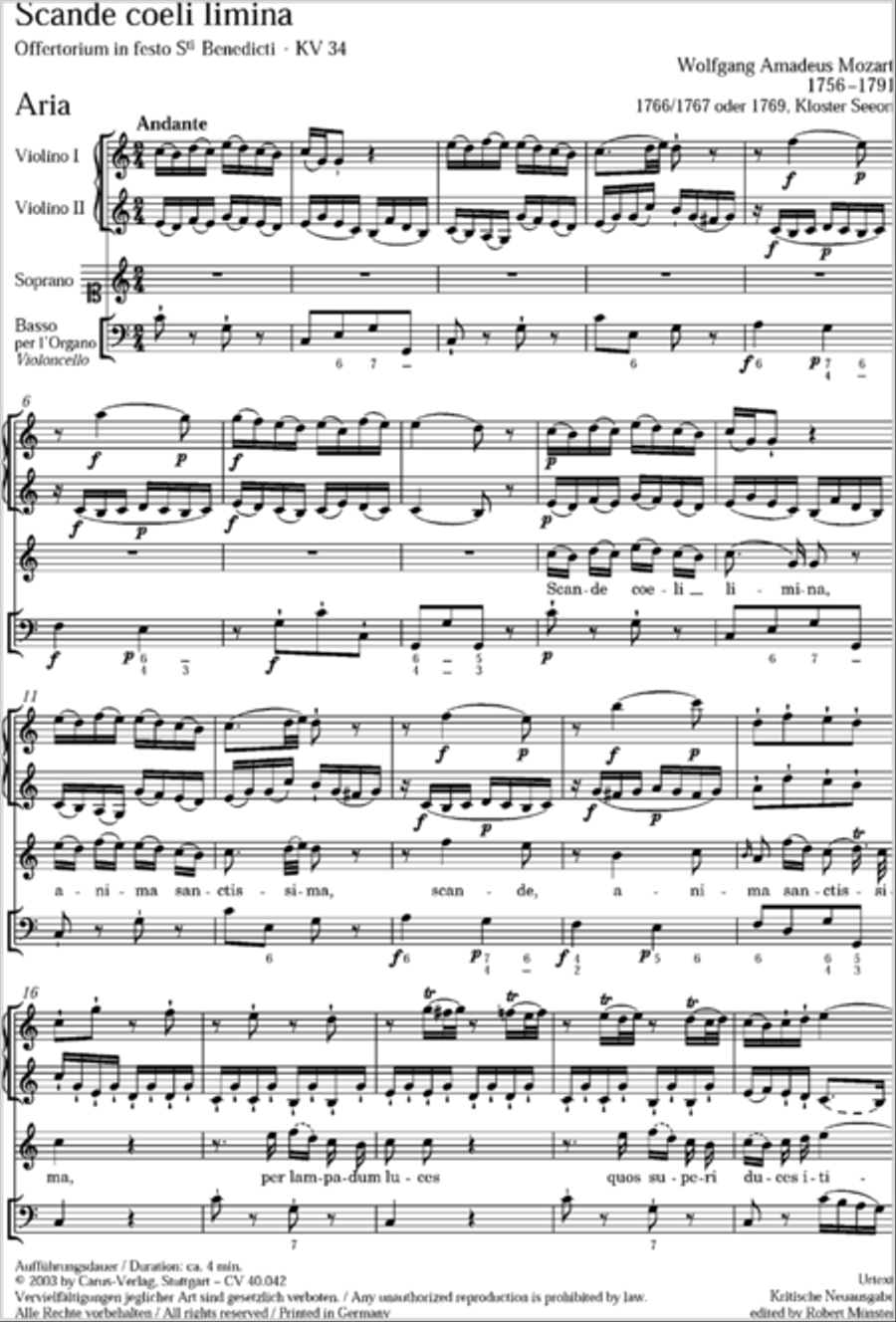 Scande coeli limina 4-Part scores gallery preview page 2