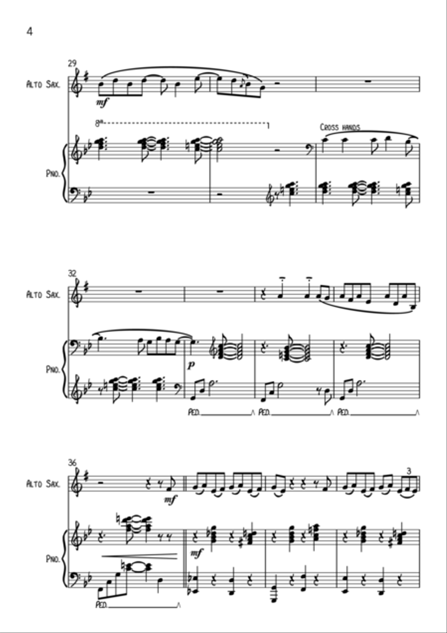 Wonderwall Alto Saxophone scores gallery preview page 5