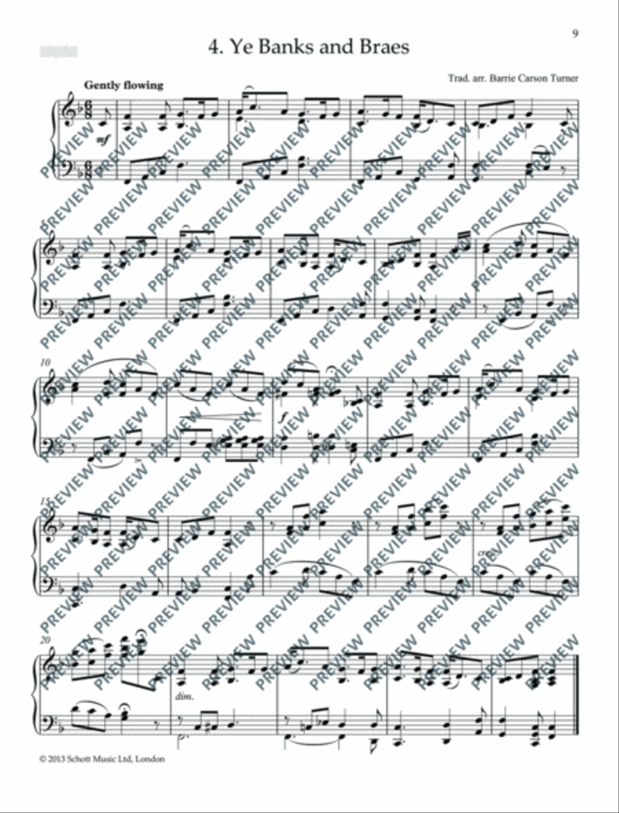 Scottish Folk Tunes for Piano Piano Solo scores gallery preview page 10