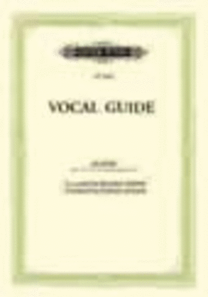 The Peters Edition Vocal Guide
