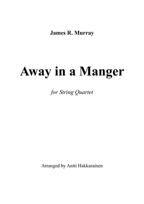 Book cover for Away in a Manger - String Quartet
