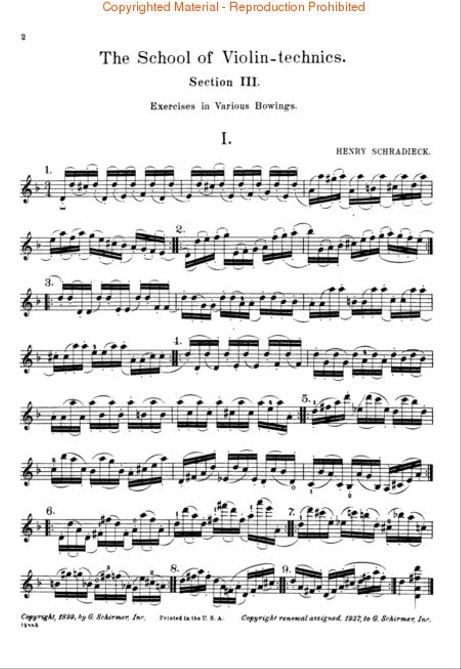 School of Violin Technics – Book 3 Violin scores gallery preview page 2