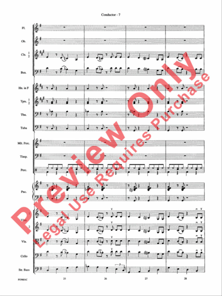 (We're Gonna) Rock Around the Clock Full Orchestra scores gallery preview page 9
