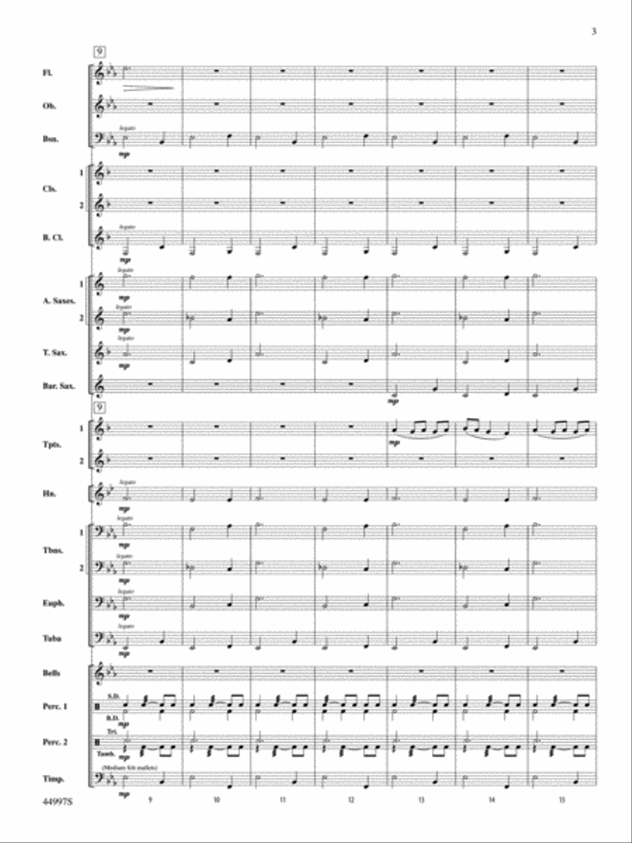 Pinwheels: Score Concert Band scores gallery preview page 3