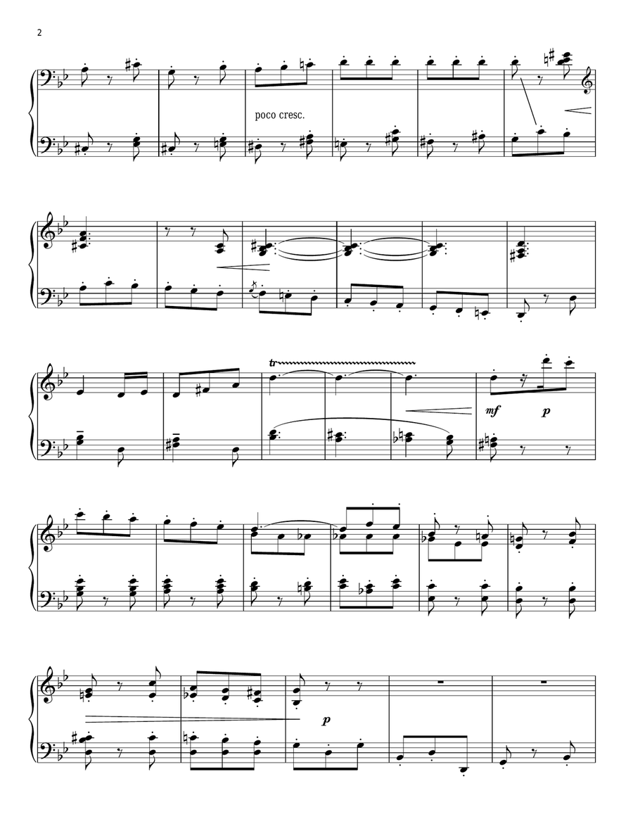 The Sorcerer's Apprentice Piano Solo scores gallery preview page 2