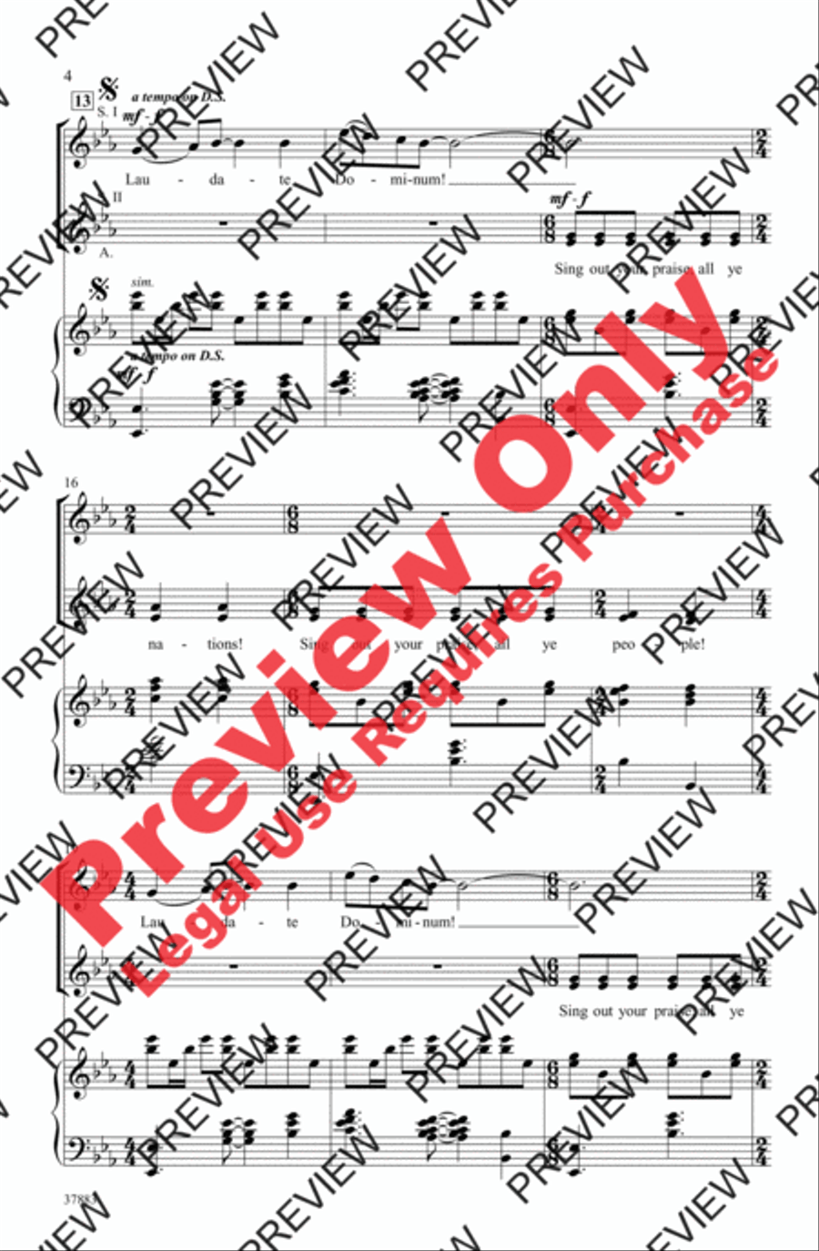 Laudamus Te Women's Choir scores gallery preview page 14