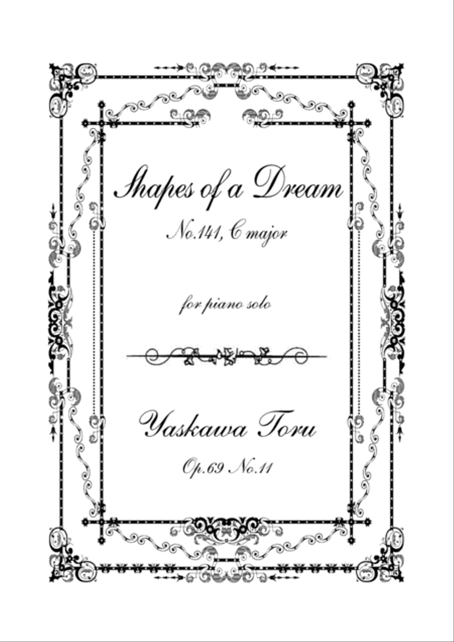 Shapes of a Dream No.141, C major, Op.69 No.11 Piano Solo scores gallery preview page 1
