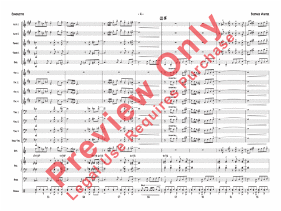Brother Mister Jazz Ensemble scores gallery preview page 27