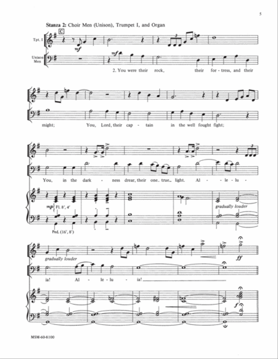 For All the Saints Choir scores gallery preview page 5
