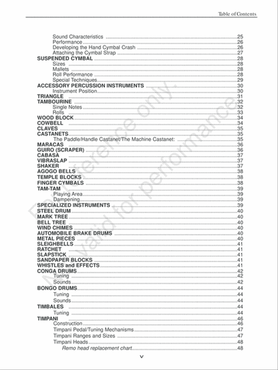 The Complete Percussionist Percussion scores gallery preview page 7