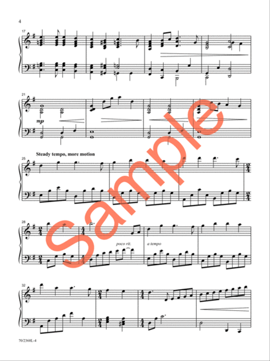 Glad Tidings of Great Joy Piano Solo scores gallery preview page 5