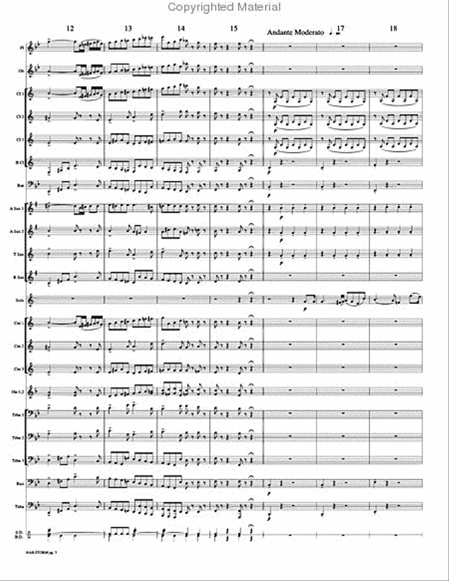 Hailstorm Hailstorm Concert Band scores gallery preview page 6