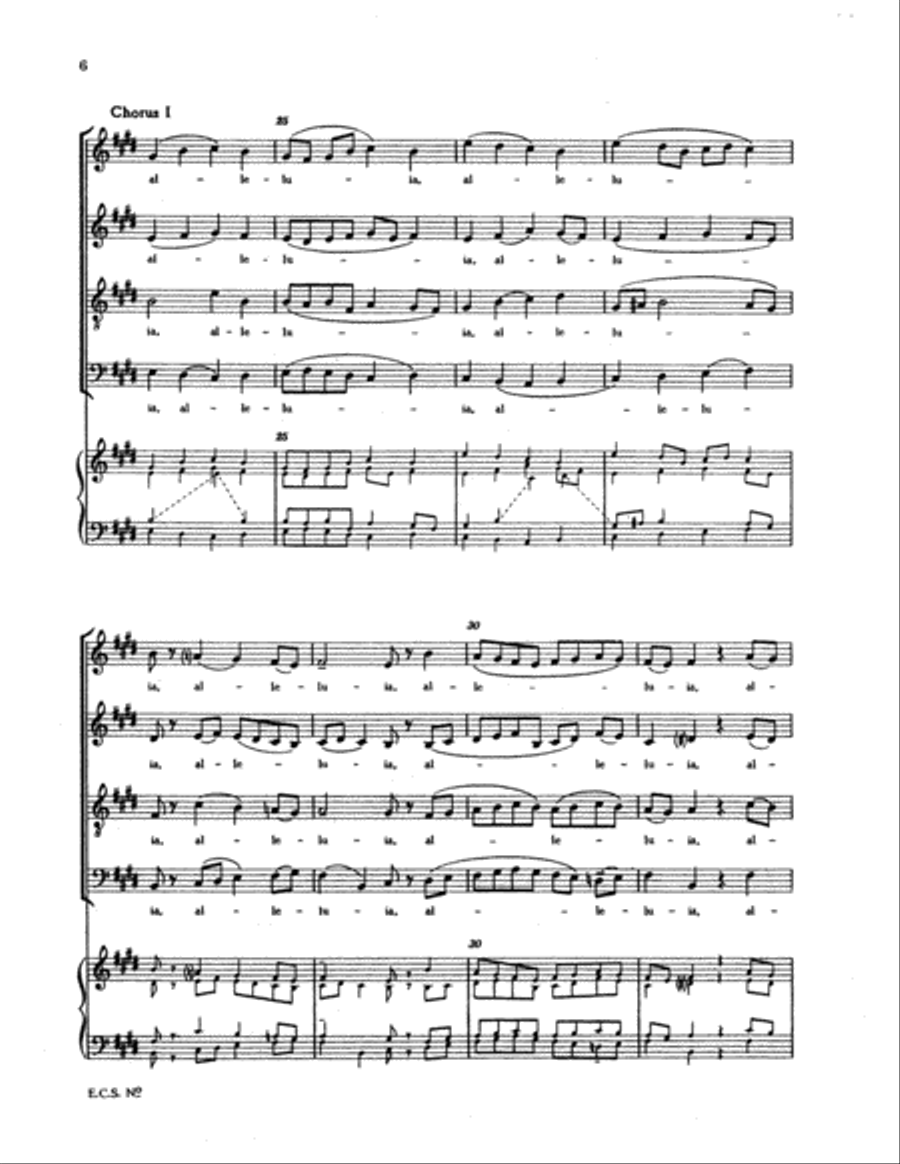Amen and amen, alleluia 4-Part scores gallery preview page 6