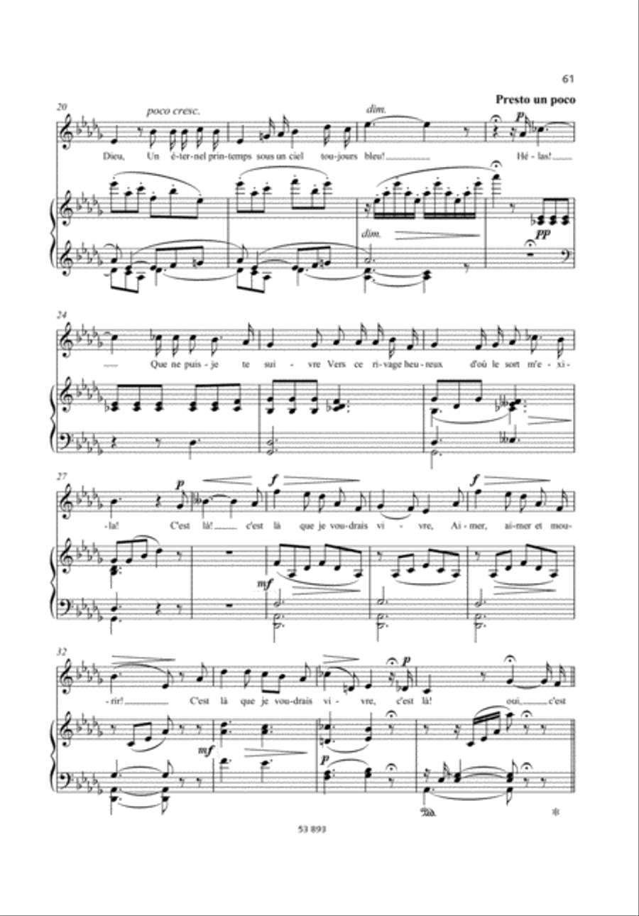 Romance de Mignon Romance de Mignon Soprano Voice scores gallery preview page 2