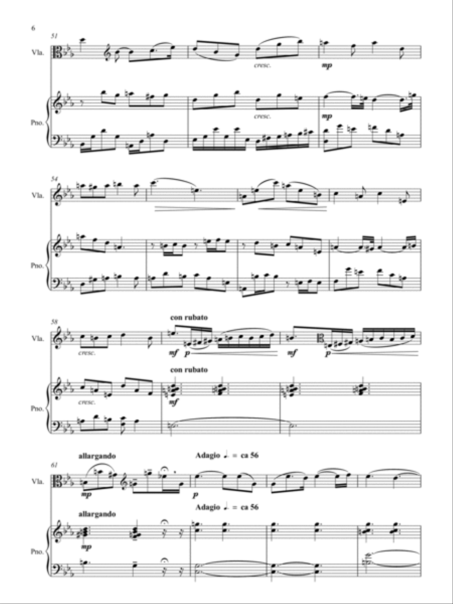 Light and sorrow - Duet version String Duet scores gallery preview page 6