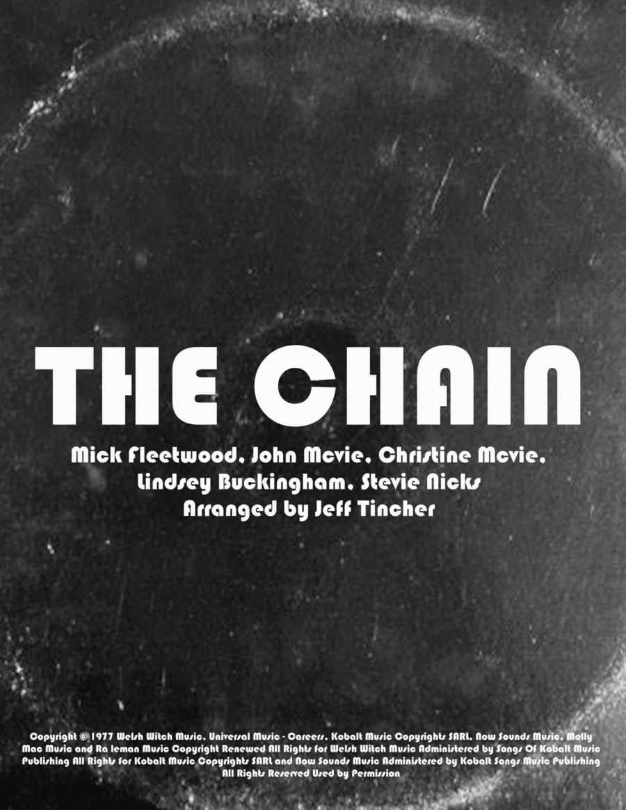The Chain Piano, Vocal, Guitar scores gallery preview page 1