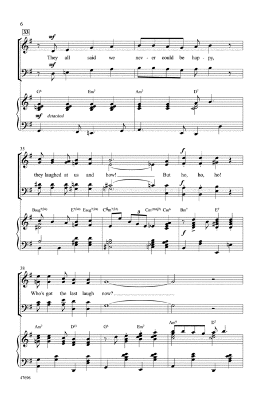 They All Laughed They All Laughed Choir scores gallery preview page 5