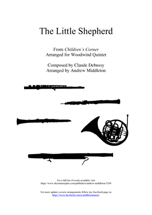 Book cover for The Little Shepherd arranged for Wind Quintet