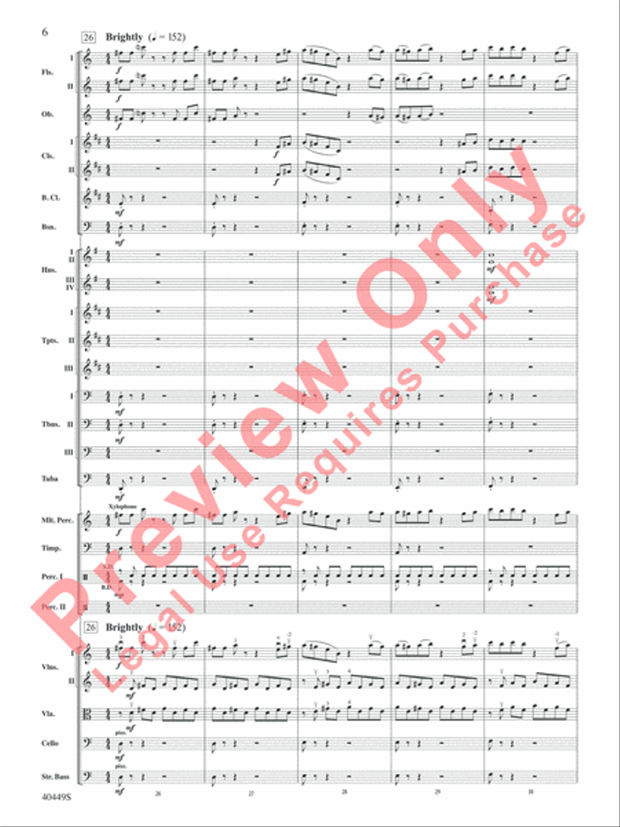 The Hobbit: An Unexpected Journey, Suite from Full Orchestra scores gallery preview page 7