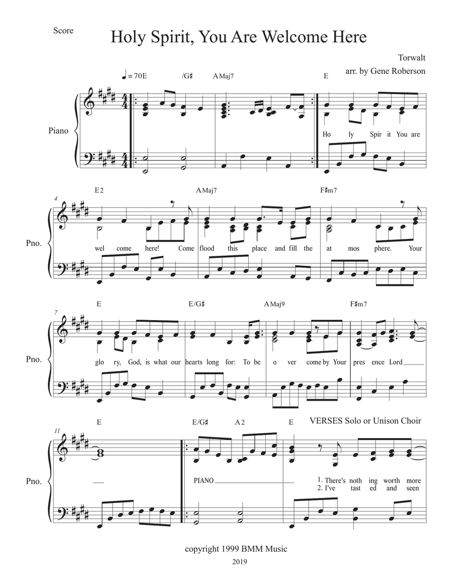 Holy Spirit Choir scores gallery preview page 2