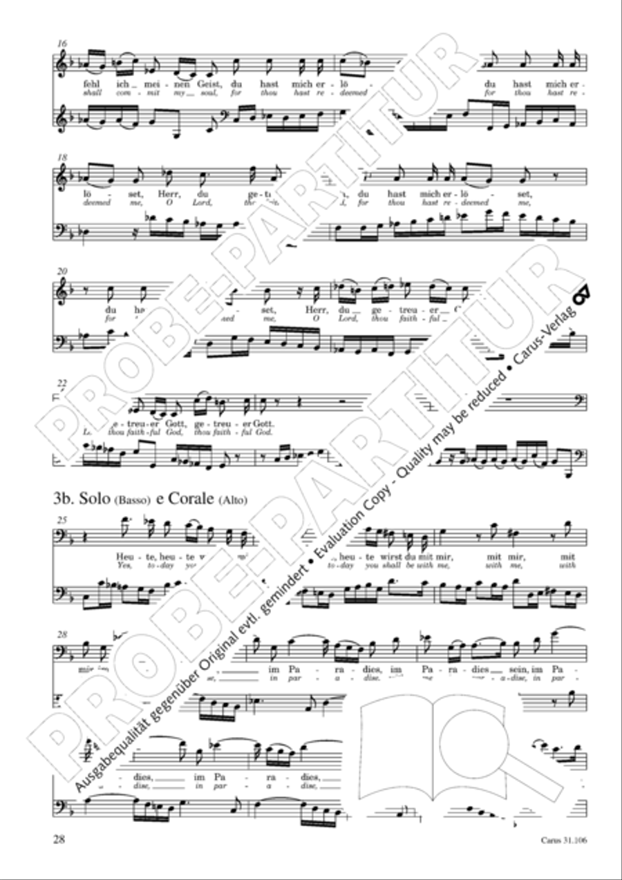 God's own time is the time appointed (Gottes Zeit ist die allerbeste Zeit) 4-Part scores gallery preview page 29