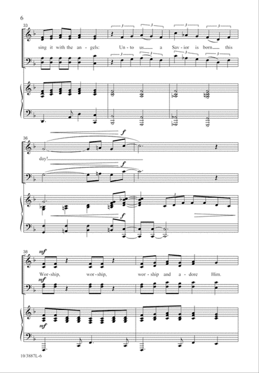 Glory, Glory! Glory, Glory! 4-Part scores gallery preview page 6
