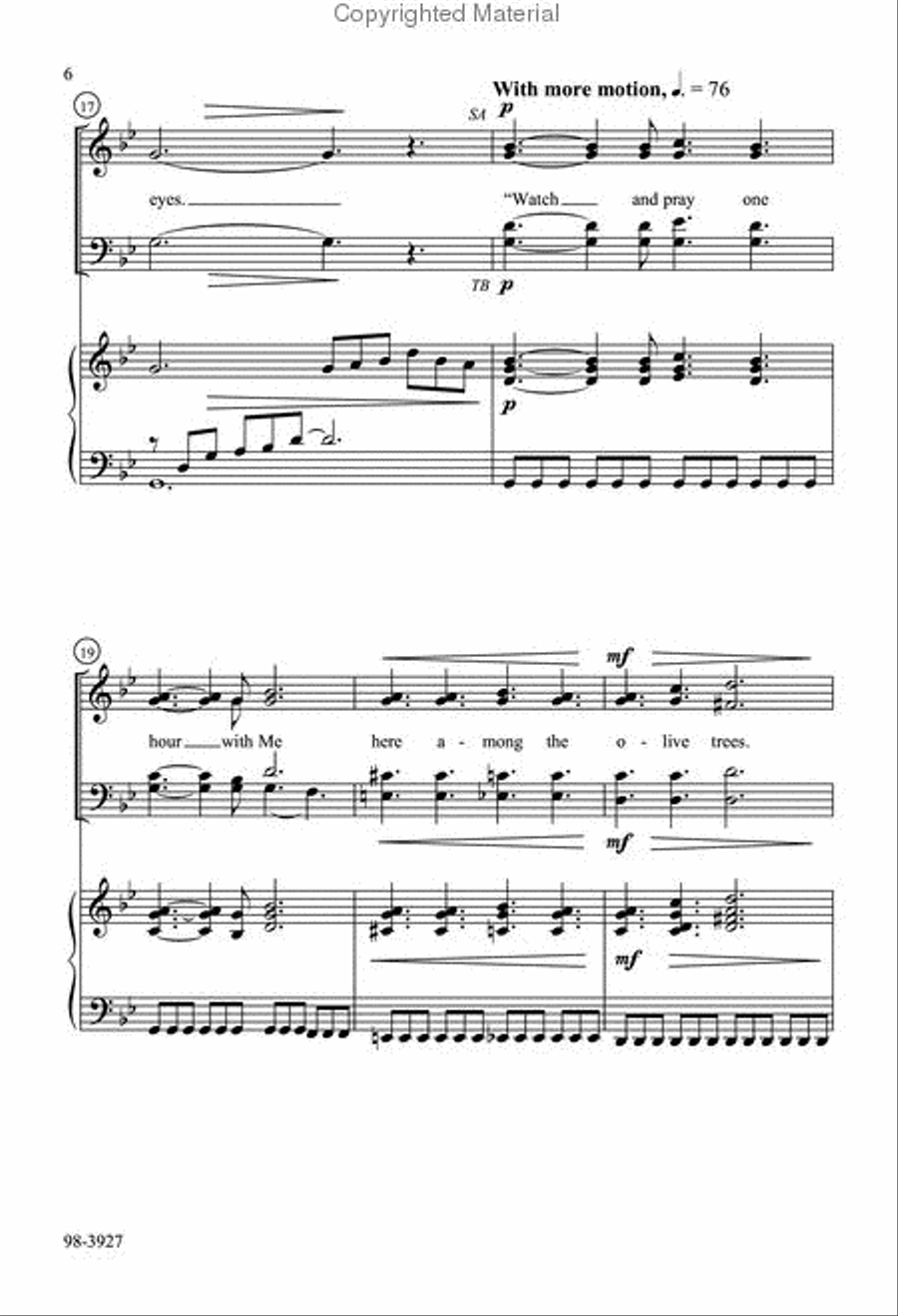 There Is a Garden 4-Part scores gallery preview page 4