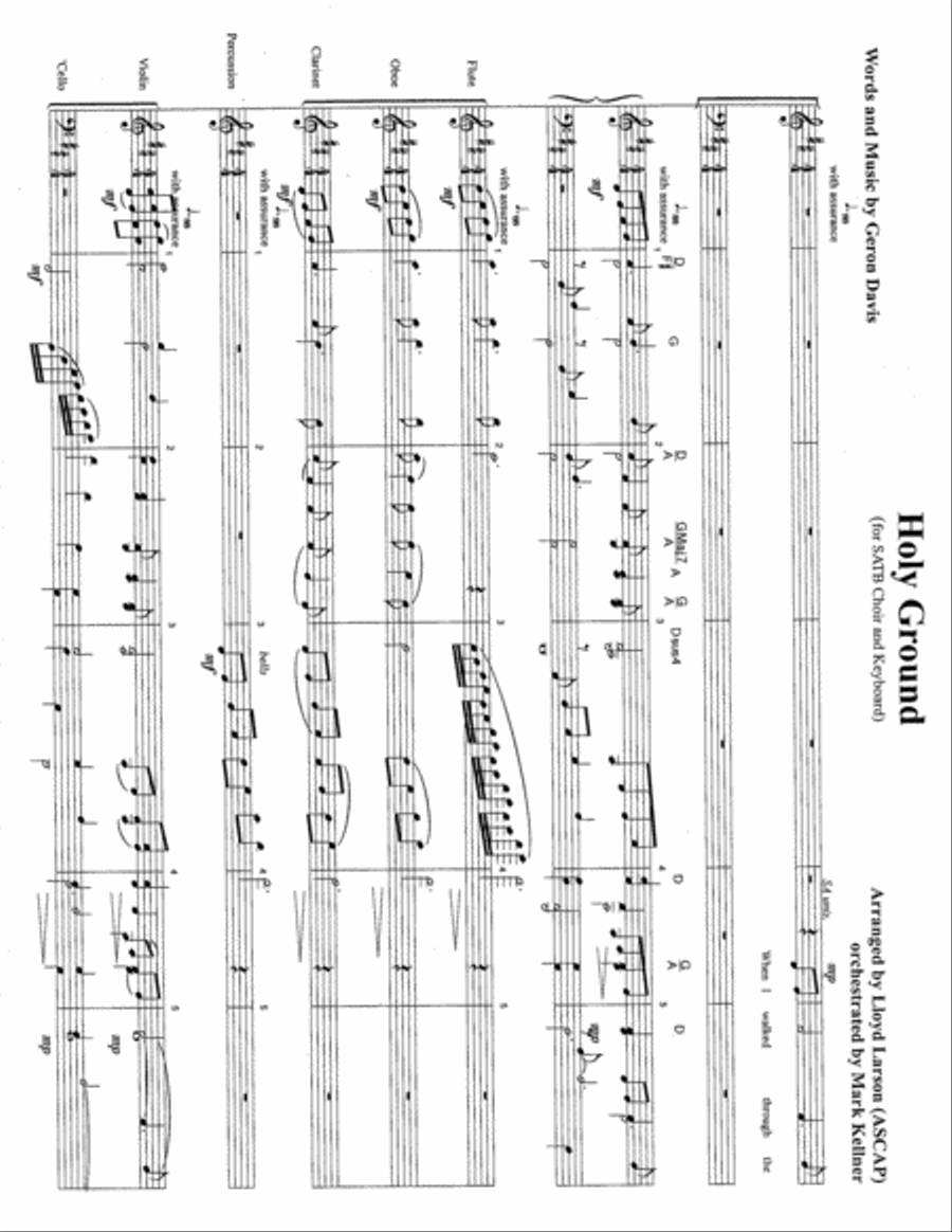 Holy Ground 4-Part scores gallery preview page 2