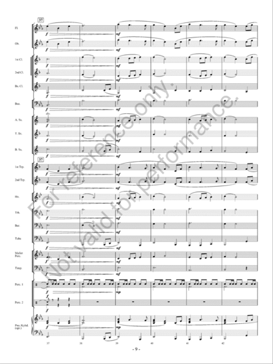 Captain Courageous Concert Band scores gallery preview page 10