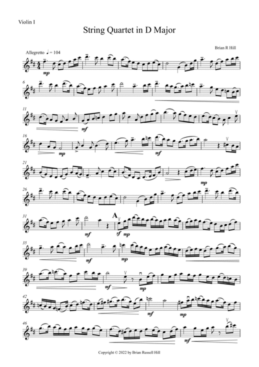 String Quartet in D Major image number null