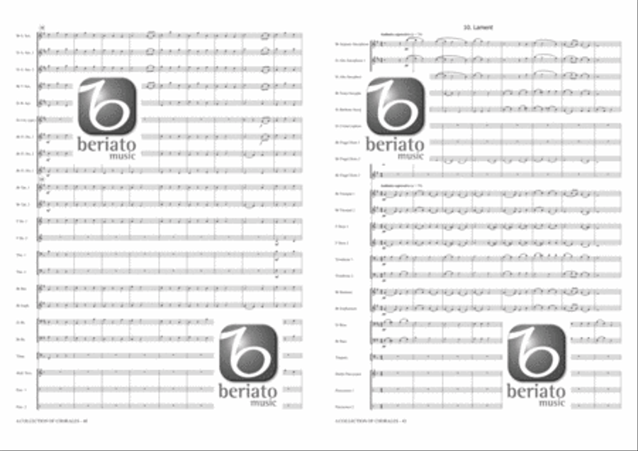 A Collection of Chorales Choir scores gallery preview page 14