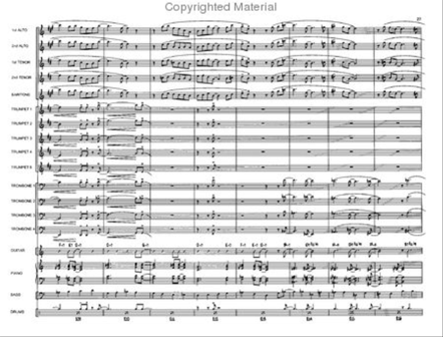 Northern Encounter Jazz Ensemble scores gallery preview page 28