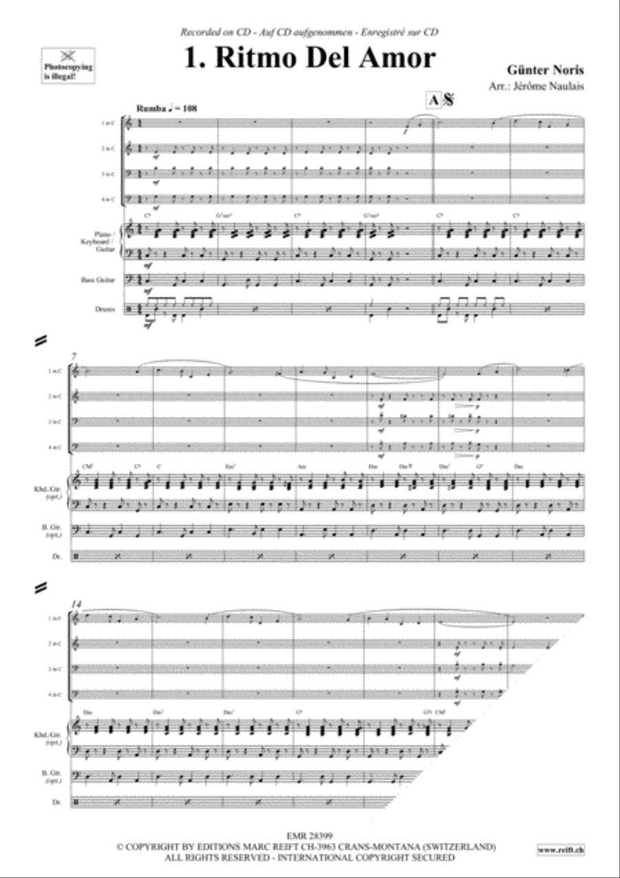 Let's Dance Volume 5 Let's Dance Volume 5 Brass Ensemble scores gallery preview page 3
