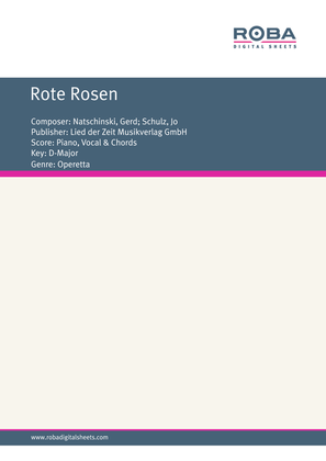Book cover for Rote Rosen