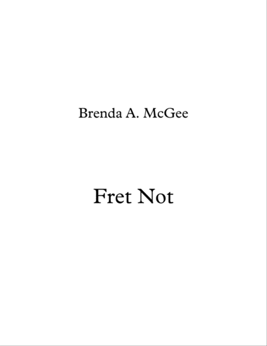 Fret Not Voice scores gallery preview page 1