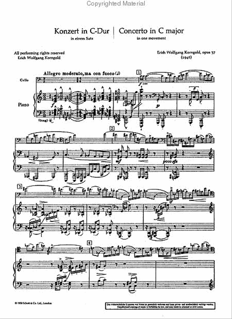 Cello Concerto C Major, Op. 37 Clarinet scores gallery preview page 2