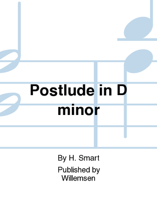 Book cover for Postlude in D minor