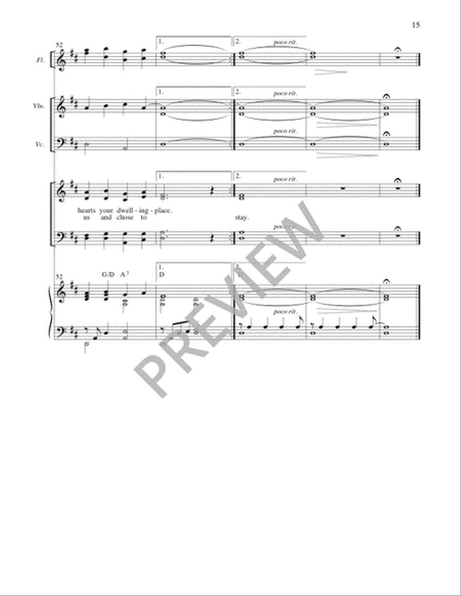 Posada - Full Score and Parts 4-Part scores gallery preview page 14