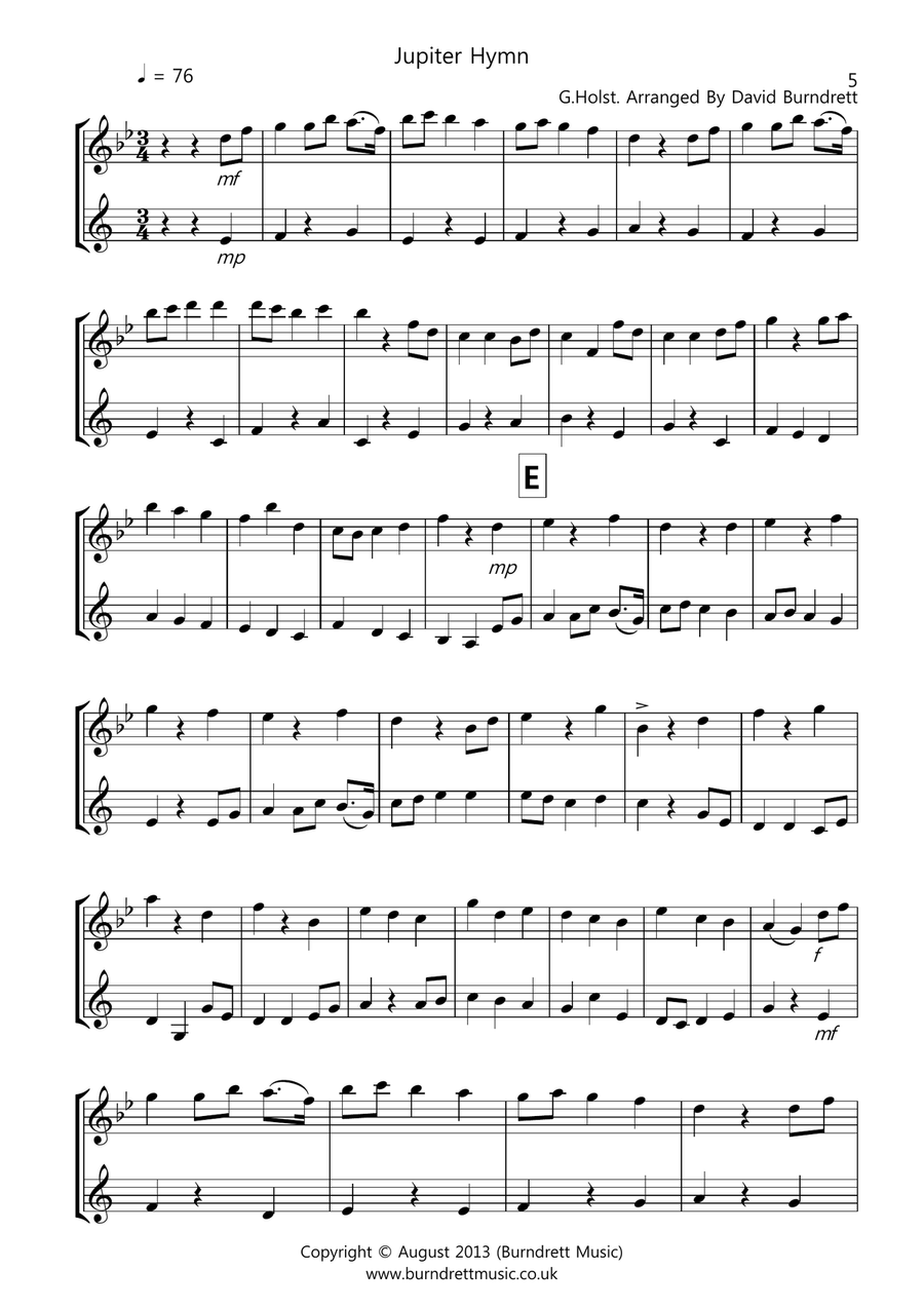 8 Duets for Flute And Clarinet Woodwind Duet scores gallery preview page 5