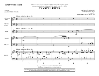Book cover for Crystal River - Score