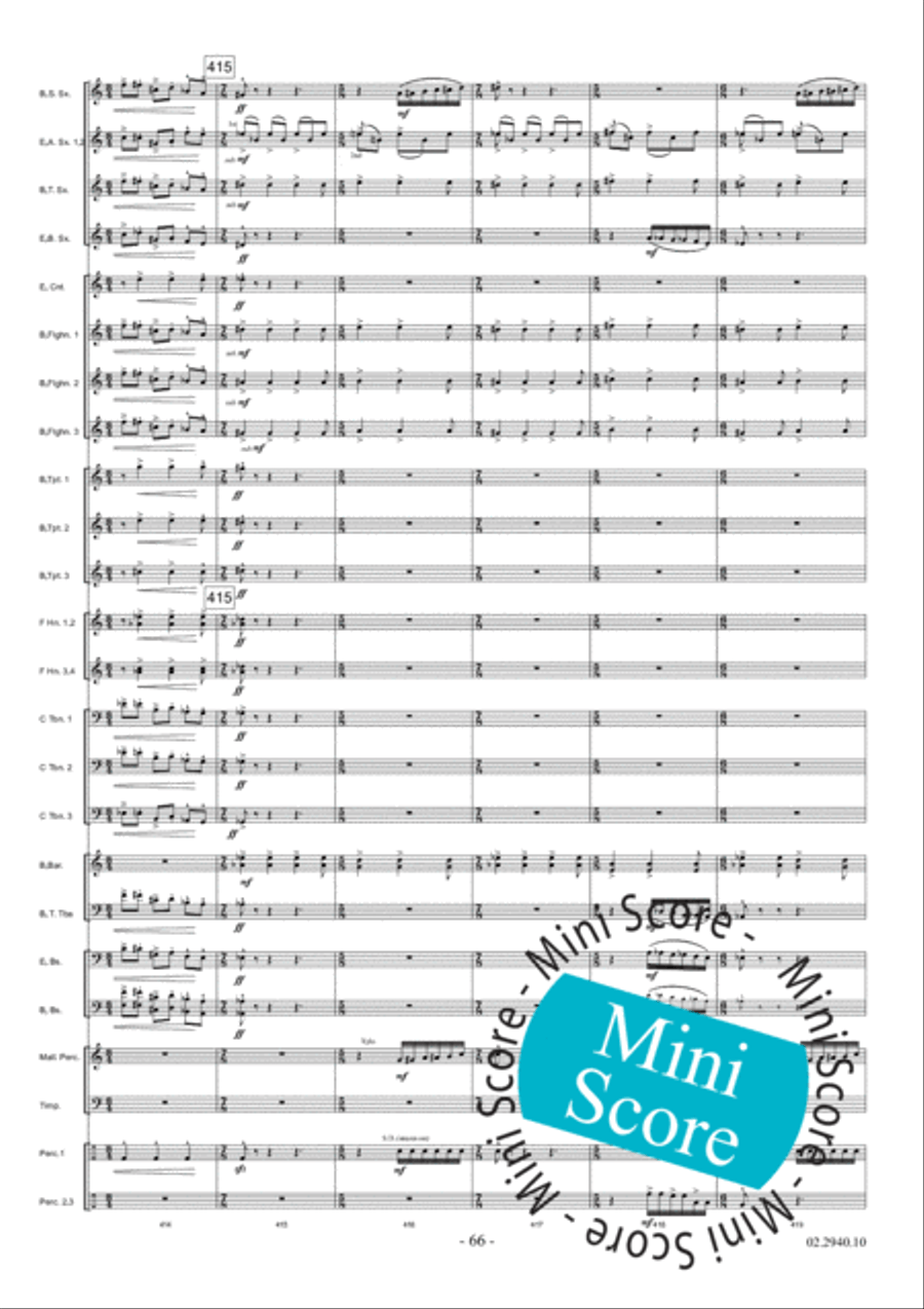 Aurora Fanfare Band scores gallery preview page 72